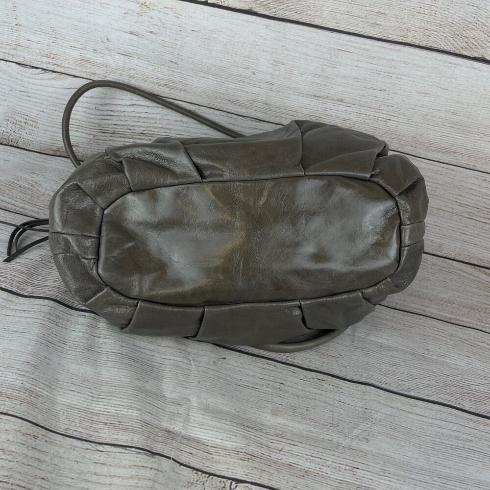 Hobo Divine Leather Slouchy Hobo Bag Dark Gray - Picture 8 of 9